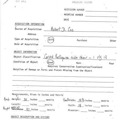 acquisition information