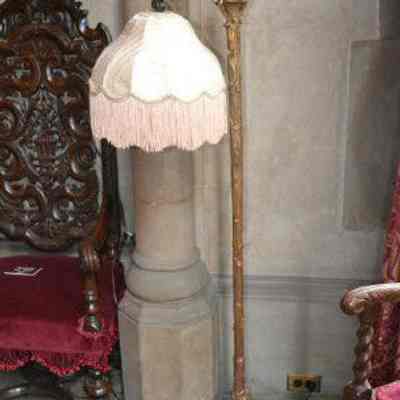 Giltwood Floor Lamp