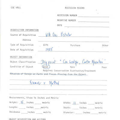 acquisition information
