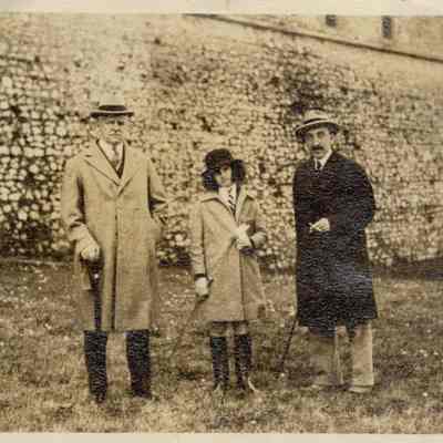 Coe_Family_025: W.R. Coe with Natalie Coe and unknown man