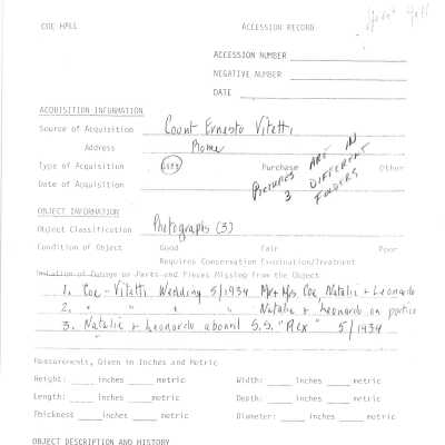 acquisition information