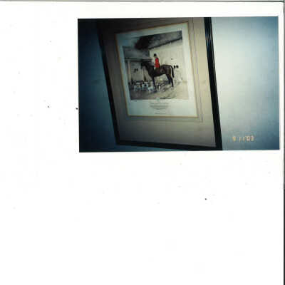 Frame for Sporting Print: Thomas Allison, Huntsman of the Meadow Brook Hound Club