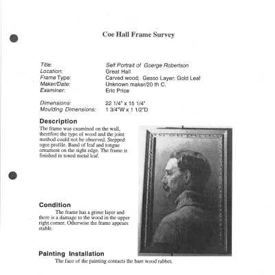 frame condition survey