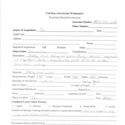 previous information worksheet