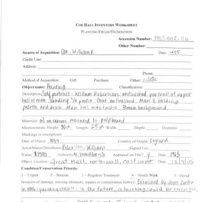 previous inventory worksheet