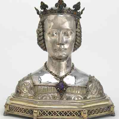 Isabella the Catholic: Silver bust at Gaasbeek Castle, ca. 1591–1600