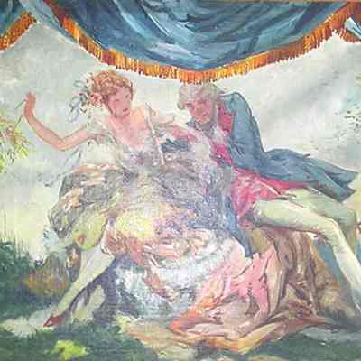 Painting, by Everett Shinn