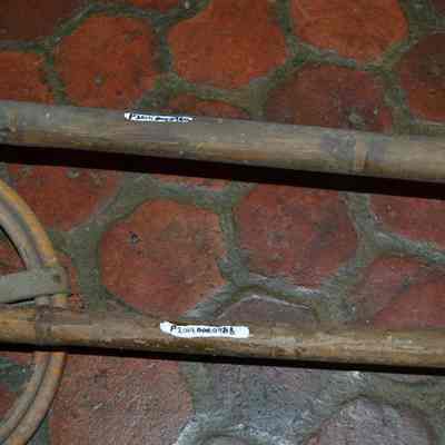 Ski pole detail