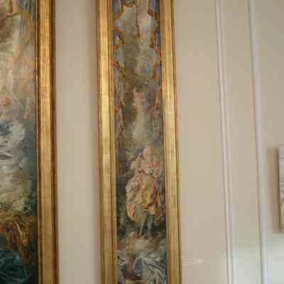 Frame for Everett Shinn's painting "Lady on a Swing".