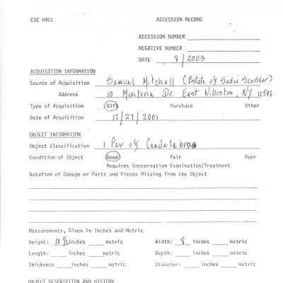 acquisition info