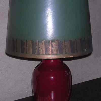 Lamp, Sang-De-Boeuf