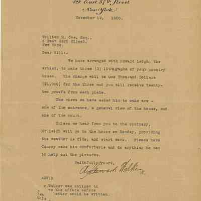 Walker and Gillette letter