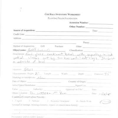 previous inventory worksheet