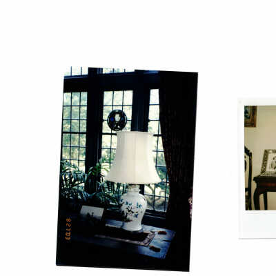 polaroid image taken in Cannes at Robert Coe's home