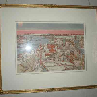 Frame For Japanese Woodblock Print