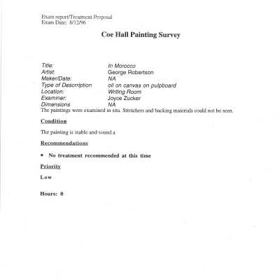 painting condition survey