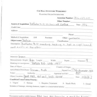 previous inventory worksheet