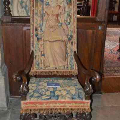 French Walnut Armchair