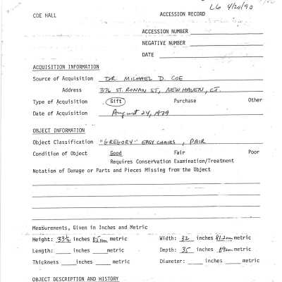 acquisition information