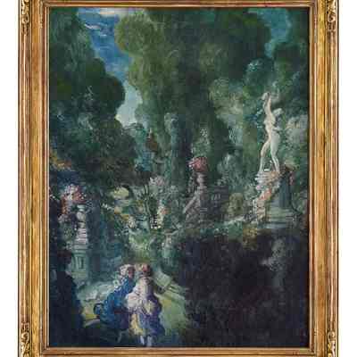 Fete Champetre, or Ladies in a Park, or Garden Scene