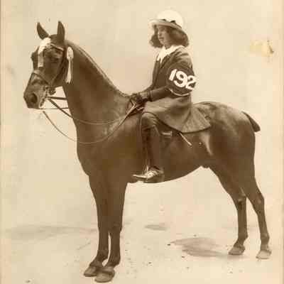 Coe_Natalie_023: Natalie Coe on horseback