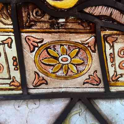 Photo showing broken glass, taken March 2025