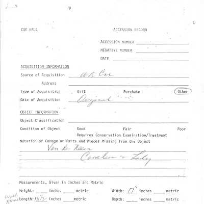 acquisition information