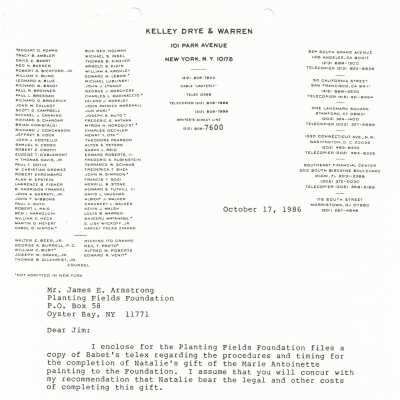 document states the artist is Vigge Le Brun--not the correct artist of this work