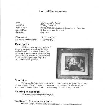 frame condition survey