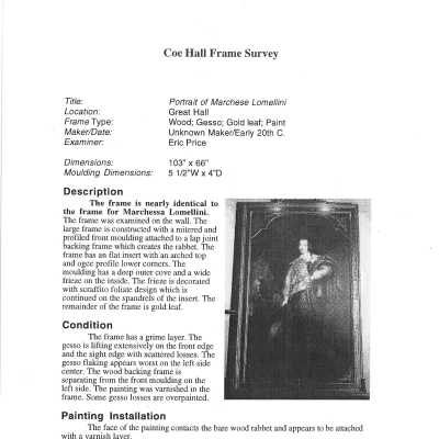 frame condition and survey