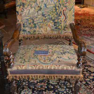 French Walnut Armchair