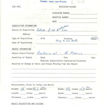acquisition information