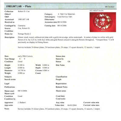 From physical object file, uploaded 8/2024