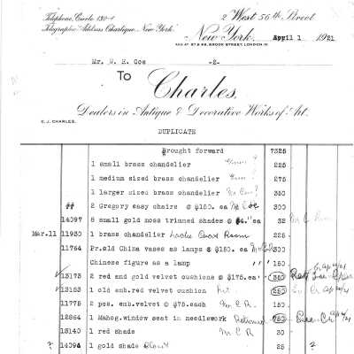 itemized list