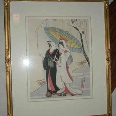 Frame For Japanese Woodblock Print
