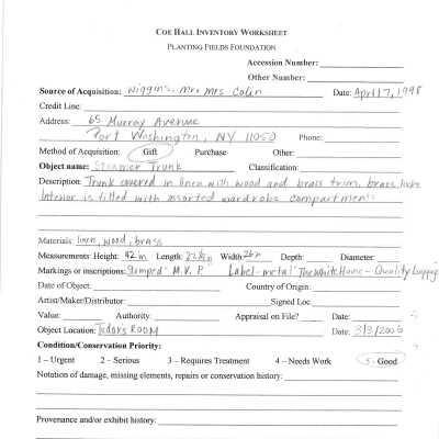 previous inventory worksheet