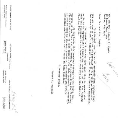 letters of correspondence