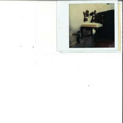 scan of photograph (photo of damage)