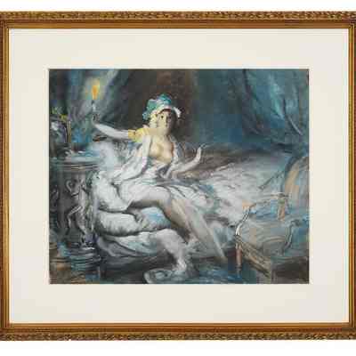 Lady in a Boudoir