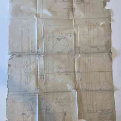 Material from UPenn Architectural Archives, photo taken 2024.