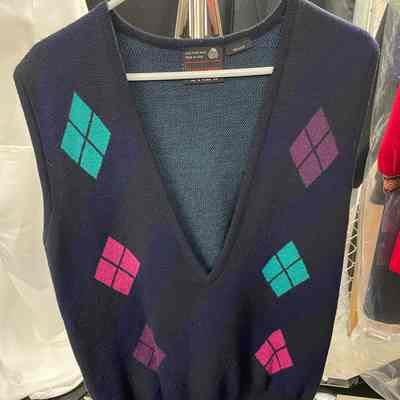 Argyle vest