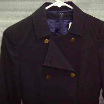 Flight Attendant dark blue dress with jacket