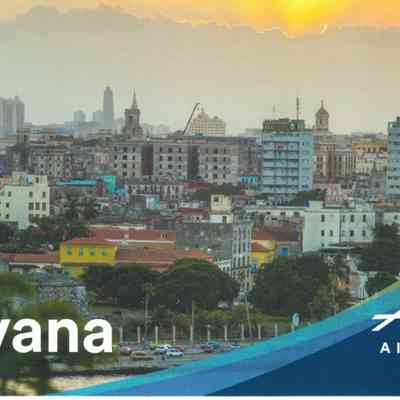 Postcard: Alaska Airlines - Havana