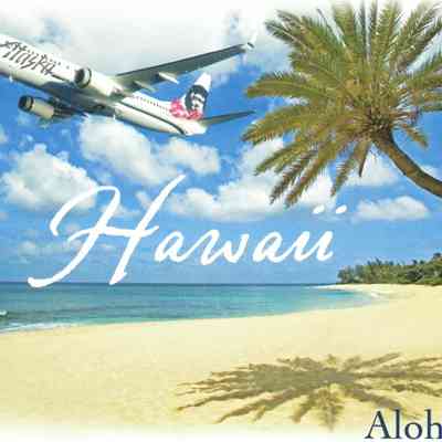 Postcard: Alaska Airlines "Hawaii Aloha!"