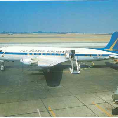 Postcard: Alaska Airlines "Fly Alaska Airlines"