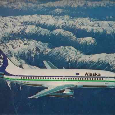 Postcard: Alaska Airlines 737-200