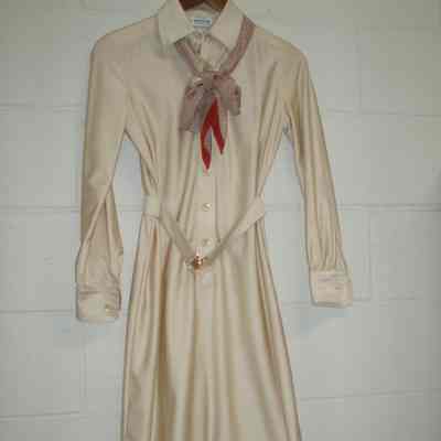 Flight Attendant Gold Dress
