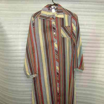 Flight Attendant striped uniform dress