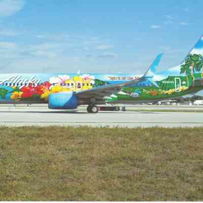 Postcard: Alaska Airlines "Spirit of the Islands"