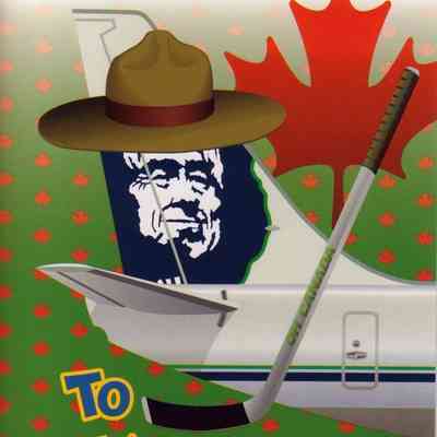 Fly Alaska to Canada: Eskimo on tail with RCMP hat & maple leaf - CRD00005